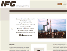 Tablet Screenshot of ifghedging.com